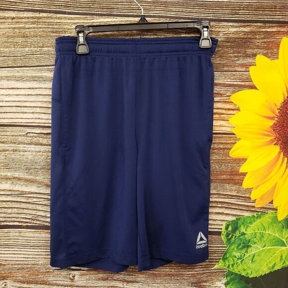 Reebok blue shorts size small Pre-owned - Picture 1 of 4